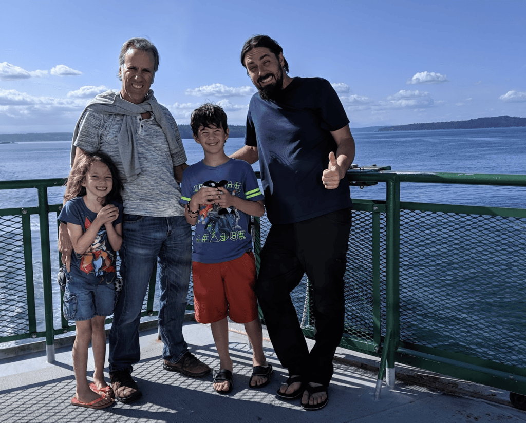 Greg & Jonathan Kapitan and Grandchildren