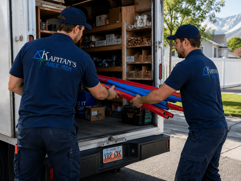 How Long Does a Whole House Repipe Take in Utah Workers and Truck